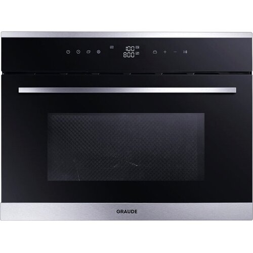 Graude Духовой шкаф Встраиваемый 45 см с СВЧ 8 режимов черное стеклонержавеющая сталь 8524000₽