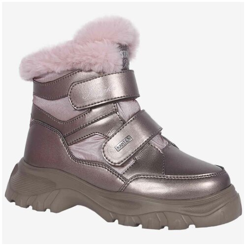 фото Ботинки для девочек kapika 43421-1 бронзовый, размер 37