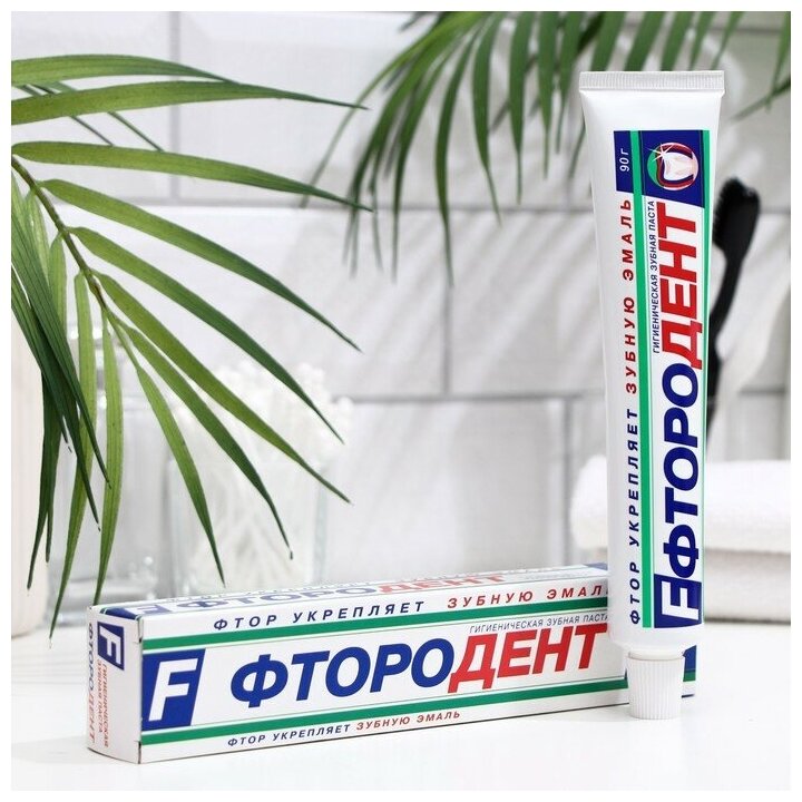Зубная паста Фтородент гигиеническая 90 г Весна - фото №2