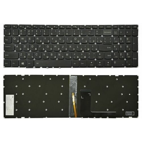 Клавиатура для ноутбука Lenovo IdeaPad V110-15AST, V110-15IAP, V110-15IKB, 310-15ABR, 310-15IAP, 310 клавиатура для ноутбука lenovo ideapad 310 15isk черная с подсветкой