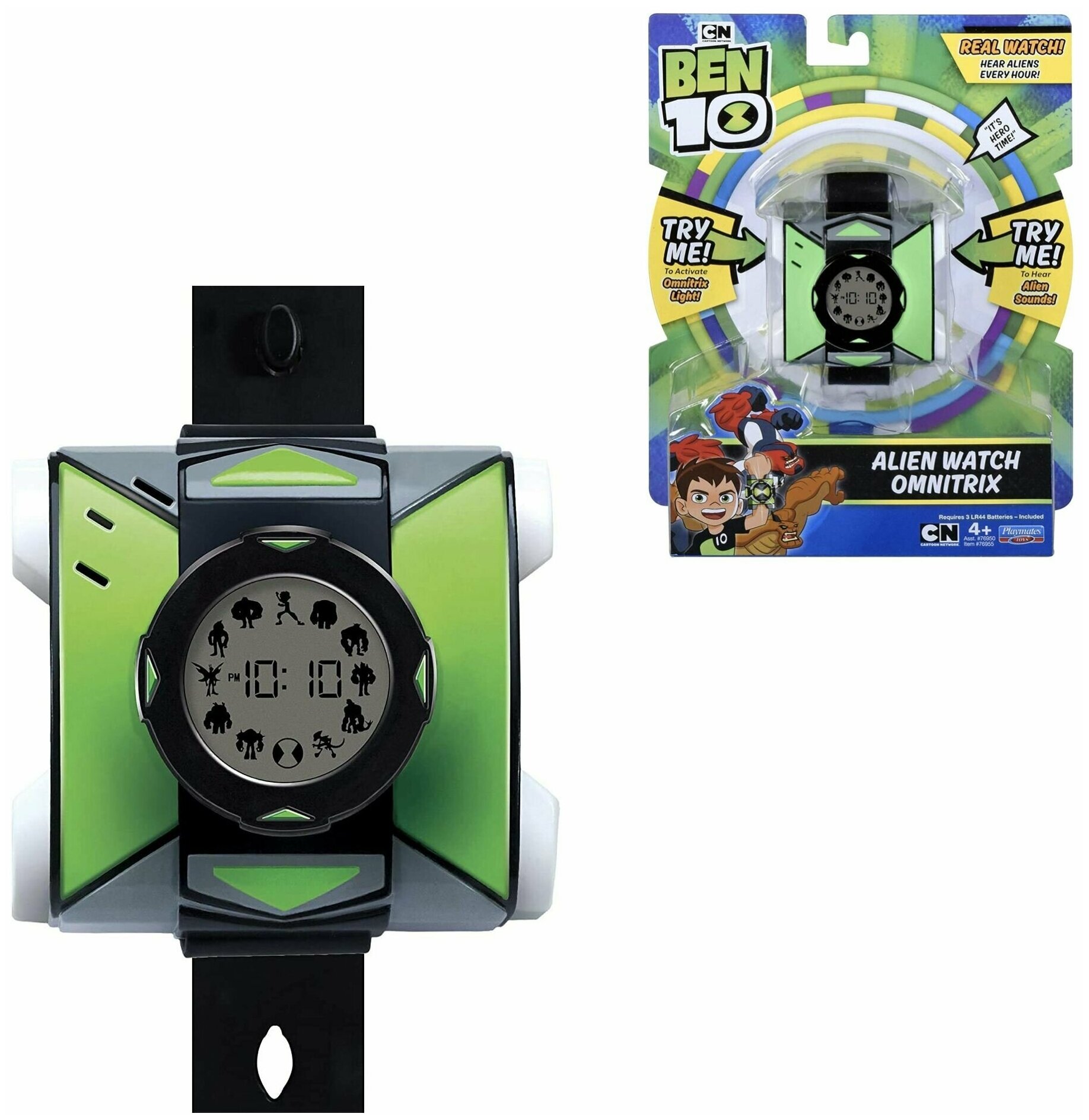 Интерактивная игрушка Бен 10 Часы Омнитрикс электронные Ben 10 Alien Watch Omnitrix 76955