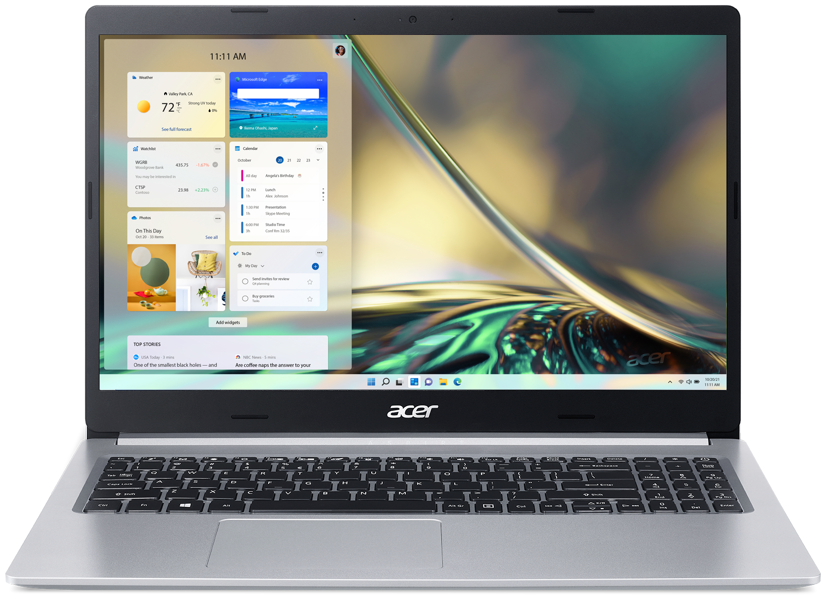 Ноутбук Acer Aspire 5 A515-45G-R32L 15.6" FHD IPS/AMD Ryzen 7 5700U/8GB/512GB SSD/Radeon RX 640 2Gb/Win 11 Home/RUSKB/серебристый (NX. A8CER.00B)