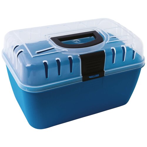 фото Переноска lilli pet birdy & bunny для грызунов, 29х19х18см, синяя