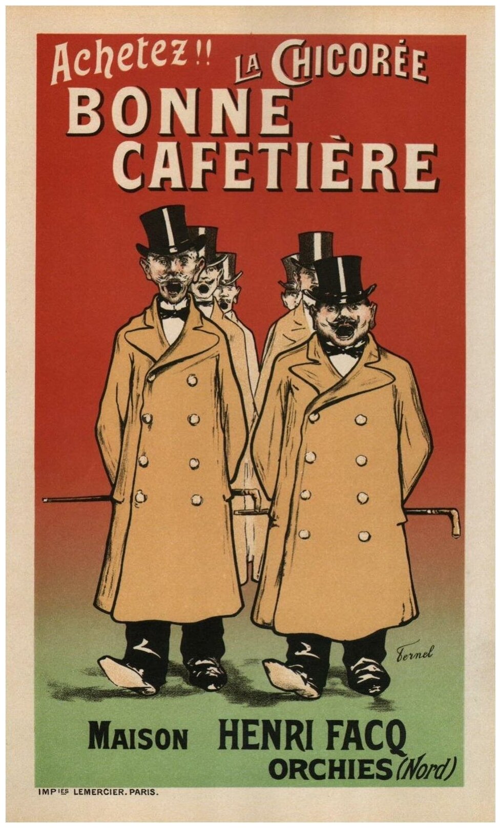 Рекламный плакат - La Chicoree Bonne Cafetiere
