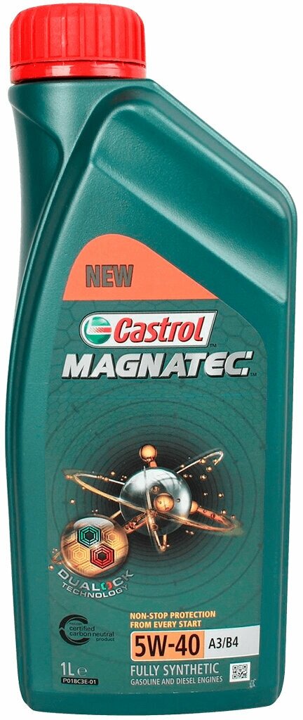 Масло моторное CASTROL MAGNATEC 5W40 А3/В4 1л