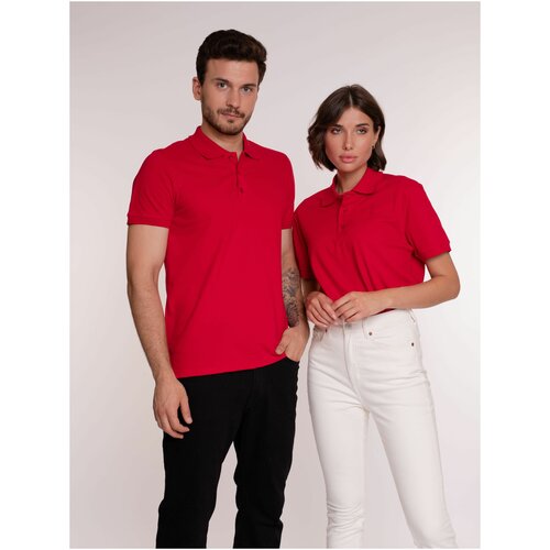 фото Поло uzcotton, размер 42-44\xs, красный