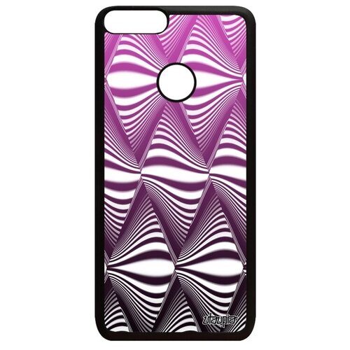 фото Дизайнерский чехол на мобильный // huawei p smart 2018 // "иллюзия волны" стиль смерч, utaupia, розовый