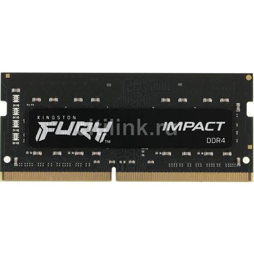 Оперативная память Kingston Fury Impact KF432S20IB8 DDR4 - 8ГБ 3200 SO-DIMM Ret 473100₽