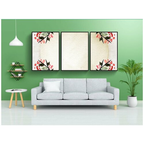 фото Набор модулных постеров для интерьера "задний план, альбом для вырезок, бумага" 60x90 см. в тубусе, без рамки lotsprints