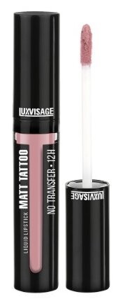 LUXVISAGE Матовая жидкая помада MATT TATTOO no transfer 12H, оттенок 123 Dusty Rose