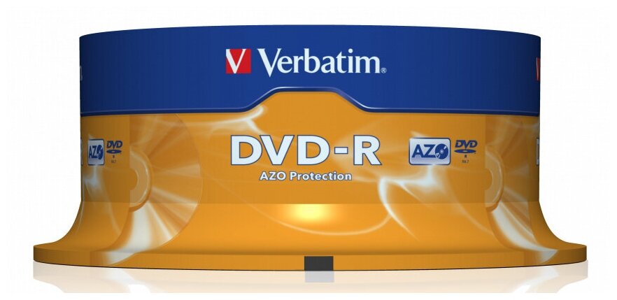 диски dvd-r 4.7Gb 16x Azo+ Verbatim - фото №8