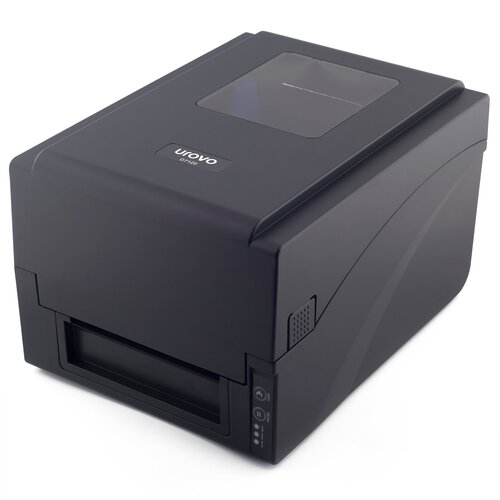 Термотрансферный принтер этикеток UROVO D7000, арт. D7000-A2203U1R1B1W1, черный, 203dpi, USB,RS-232,Ethernet,LPT (внешний держатель в подарок)