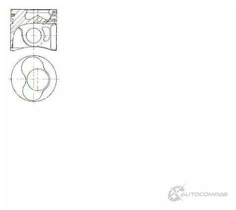 Поршень ДВС Audi. VW 2.0TDi 16V BMM =81 1.75x2x3 +0.5 1/2cyl. 05 NURAL 8713950710