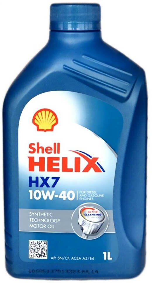 Масло моторное SHELL Helix HX7 10W40 1л