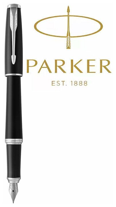 Parker Перьевая ручка Parker Urban Muted Black CT