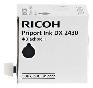 Чернила для дупликатора Ricoh 817222 Priport DX 2330/DX 2430 (в упаковке 1шт) (1х500мл)