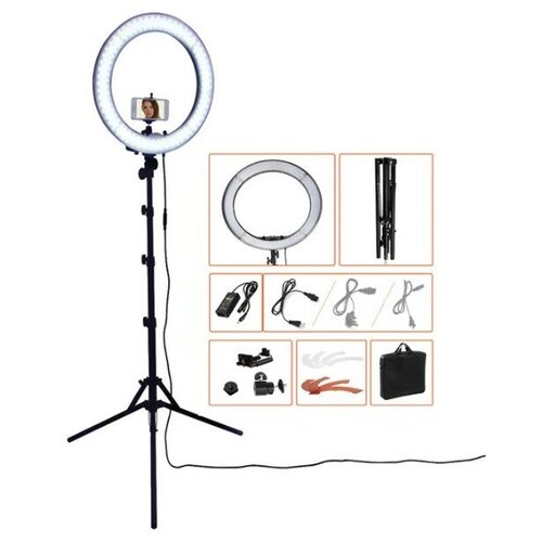 Кольцевой свет RL-18 Большой набор со стойкой и креплениями 450000₽