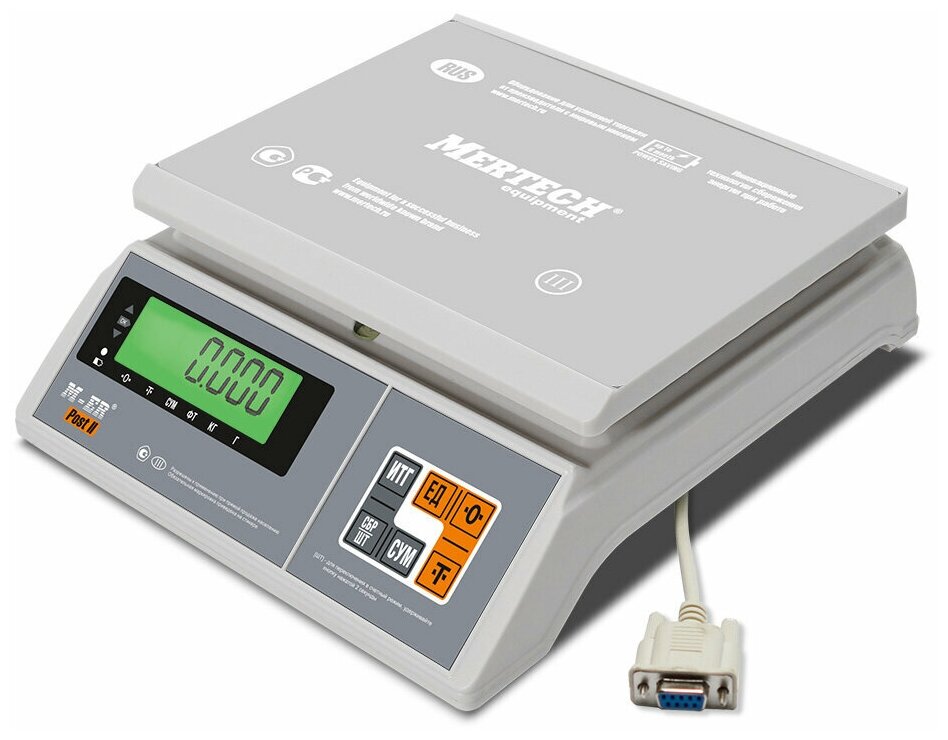 Фасовочные настольные весы M-ER 326 AFU-6.01 Post II LCD RS-232