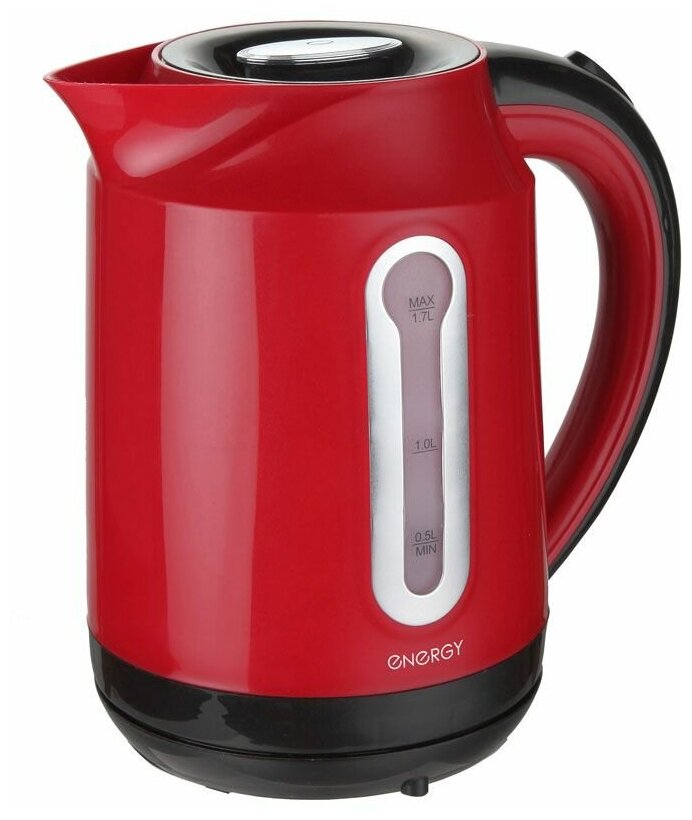 Чайник ENERGY E-210 красный 1,7л,2,0кВт,диск