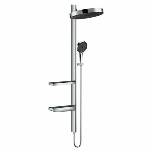 Душевая стойка Hansgrohe Rainfinity Showerpipe 360 26842000 душевой гарнитур hansgrohe crometta showerpipe reno ecosmart 27289000 без смесителя с лейкой и верхним душем хром