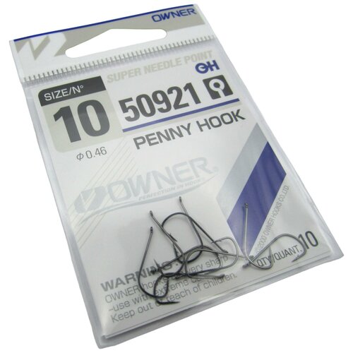 Крючок Owner 50921 Penny Hook № 10