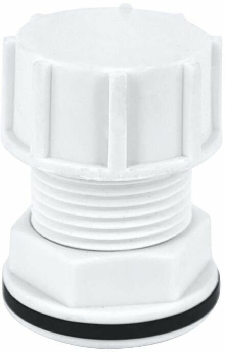 Отвод врезка для резервуаров 3/4" НР в сборе пластик