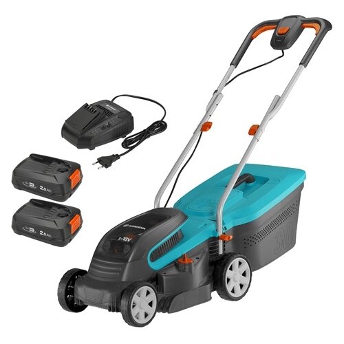 Газонокосилка GARDENA PowerMax 32/36V P4A с аккумулятором, 32 см