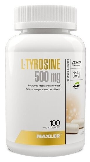 Maxler L-Tyrosine 500 мг 100 капс (Maxler)