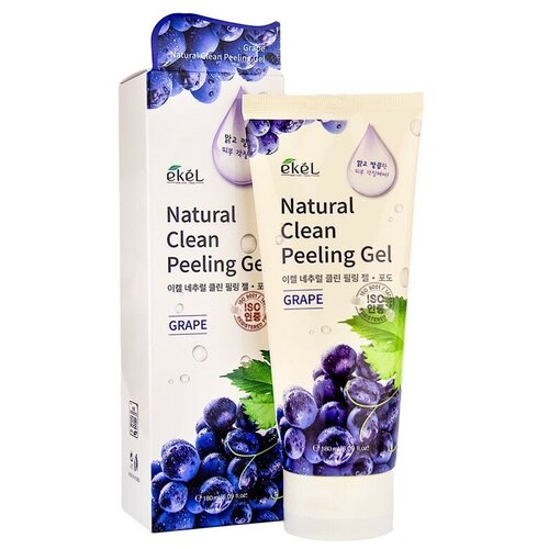 Ekel пилинг-скатка очищающий и освежающий с экстрактом винограда Ekel Grape Natural Clean Peeling Gel 180ml пилинг скатка ekel с экстрактом винограда natural clean peeling gel grape 180 мл