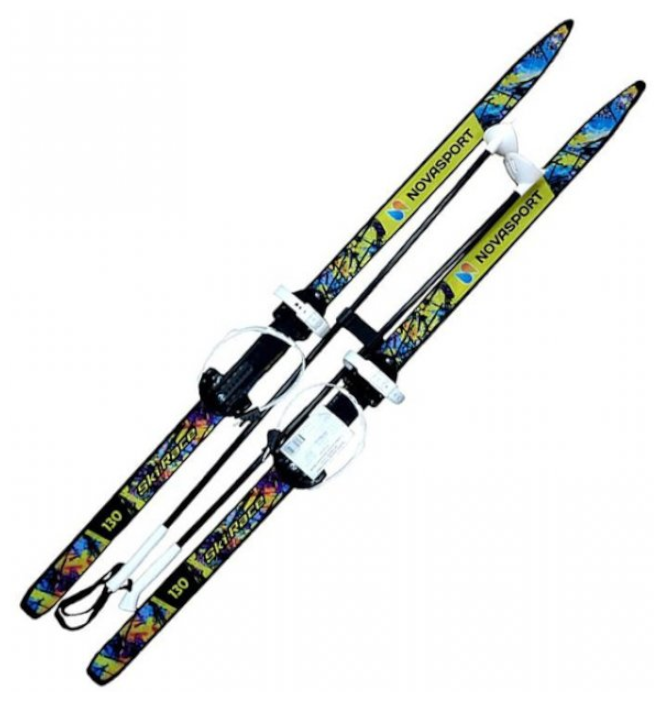 Лыжный комплект подростковый NOVASPORT Cosmo с универсальным креплением 120/95