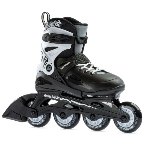 Раздвижные роликовые коньки Rollerblade Fury - 2021 Black/White р. 29-33