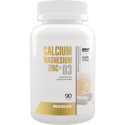 Maxler Calcium Magnesium Zinc + D3 таб., 90 шт.  - купить