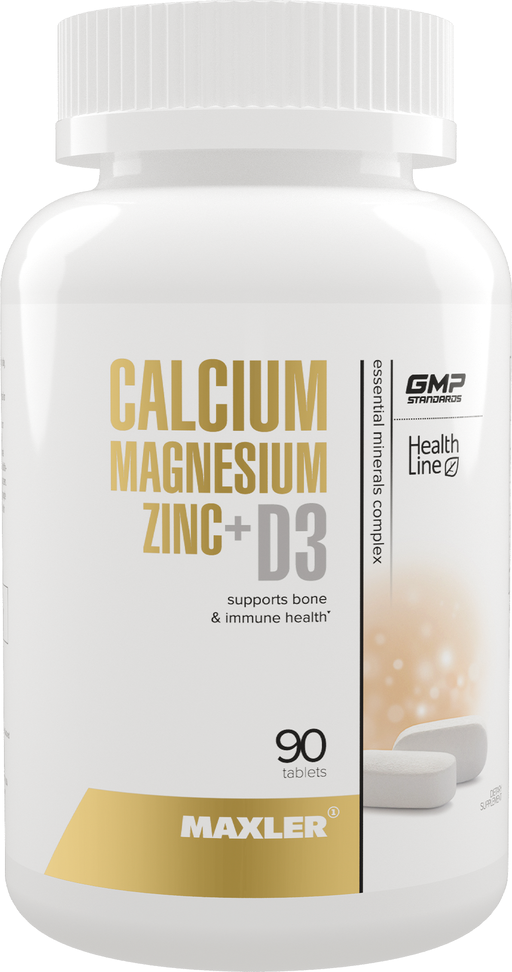 Maxler Calcium Magnesium Zinc + D3 таб.