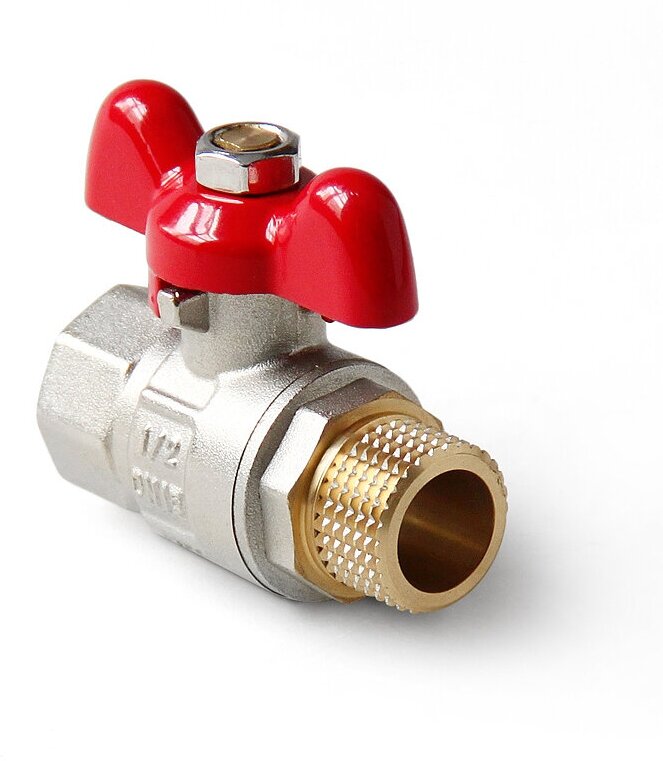 фото Краны шаровые Pro Aqua полнопроходные бабочка 1/2″ x 1/2″ НВ