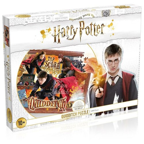 Пазл Winning Moves 1000 деталей: Harry Potter / Гарри Поттер Квиддич пазл winning moves гарри поттер рождество в волшебном мире wm01534 ml1 6 1000 дет 27х5х35 см зеленый