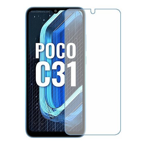 Xiaomi Poco C31 защитный экран из нано стекла 9H одна штука
