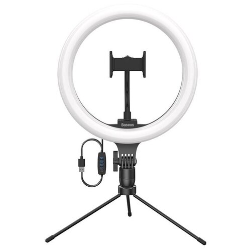 Кольцо-лампа для селфи BASEUS Live Stream Holder-table Stand, 2A, черный