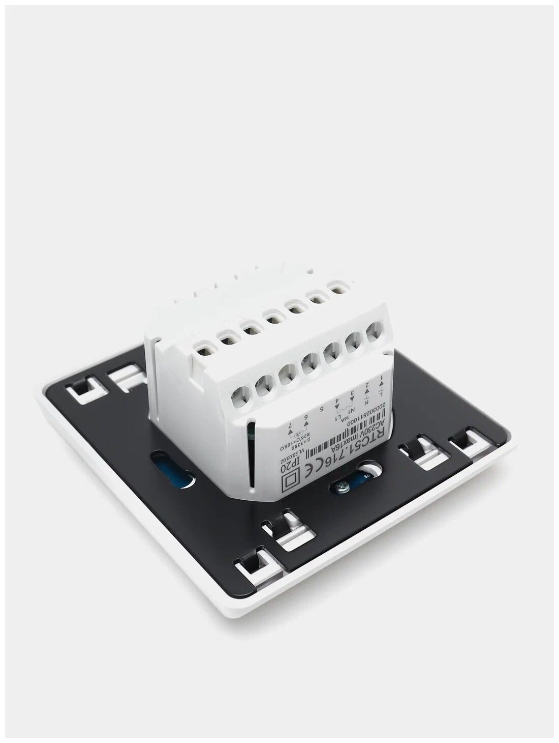 Терморегулятор электронный программируемый RTC51.716(белый) - фотография № 8