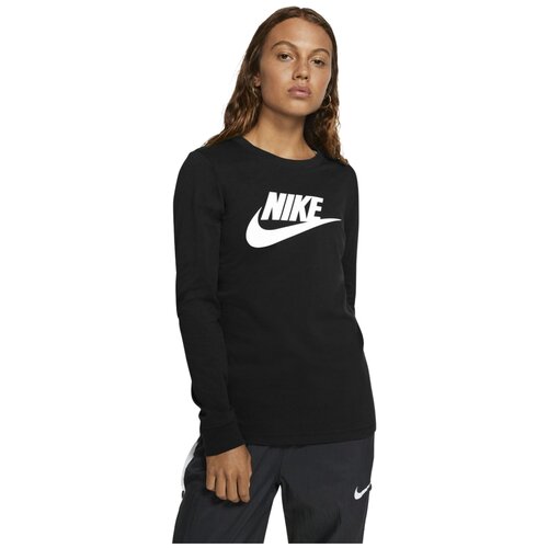 Лонгслив/Nike/BV6171-010/W NSW TEE ESSNTL LS ICON FTR/черный/XS