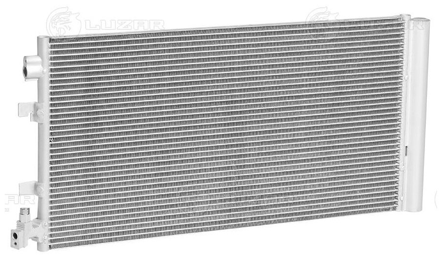 Радиатор кондиционера Renault Fluence (09-)/Megane III (08-) (под датчик с вн. резьбой) (LUZAR)