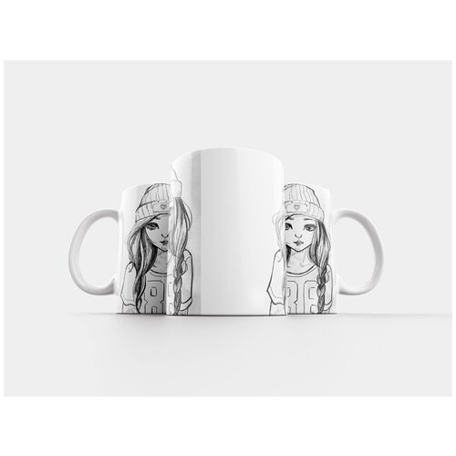 фото Кружка "девочка, шапка, футболка" 320 мл lotsprints