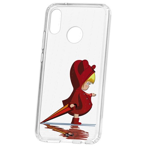 фото Чехол на huawei p20 lite kruche print девочка с зонтом кruче