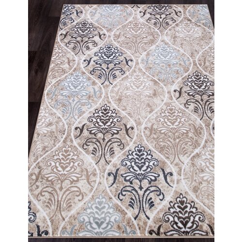 Ковер Merinos Valencia Deluxe d310 cream-brown 2.5x5м