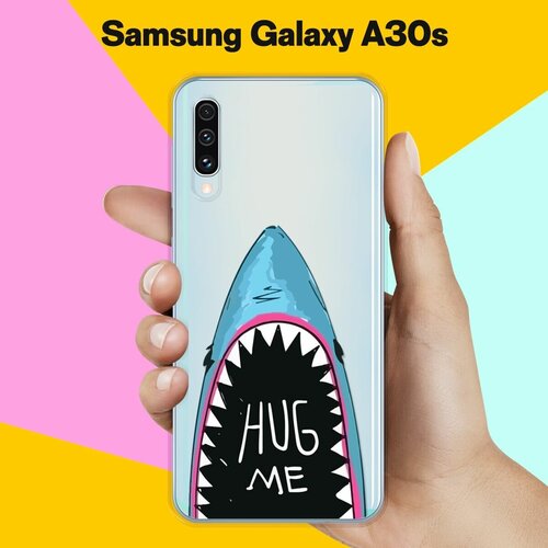 Силиконовый чехол Акула на Samsung Galaxy A30s