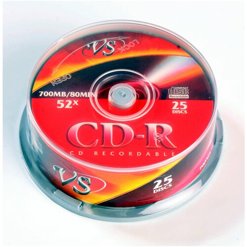 фото Диск vs cd- r 80 52x cb/25