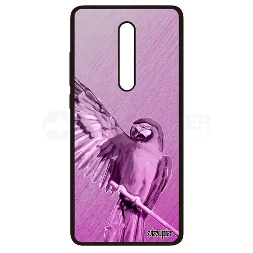 фото Защитный чехол на телефон // xiaomi redmi k20 // "попугай" дизайн жако, utaupia, розовый