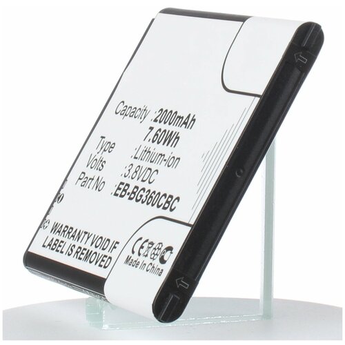 samsung galaxy core 2 аккумулятор маркировка eb bg355bbe качество original Аккумулятор iBatt iB-U1-M2715 2000mAh для Samsung Galaxy J2, Galaxy Core Prime, Galaxy J2 Duos, SM-G360, SM-G361, SM-G360T1, SM-G360P,