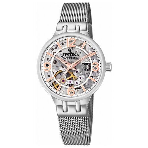 Наручные часы FESTINA Automatic, серебряный