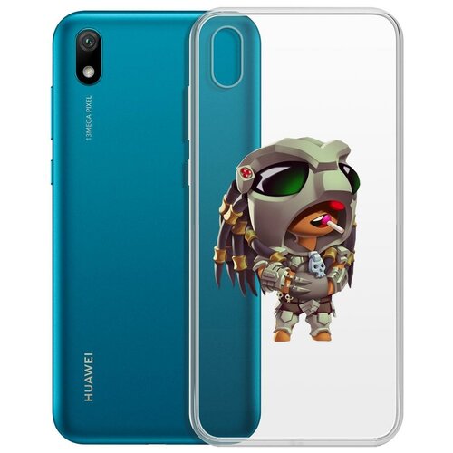 Чехол-накладка Clear Case Brawl Stars-Леон Хищник для Huawei Y5 (2019)/Honor 8S/8S Prime чехол накладка clear case brawl stars плохиш базз для huawei y5 2019 honor 8s 8s prime