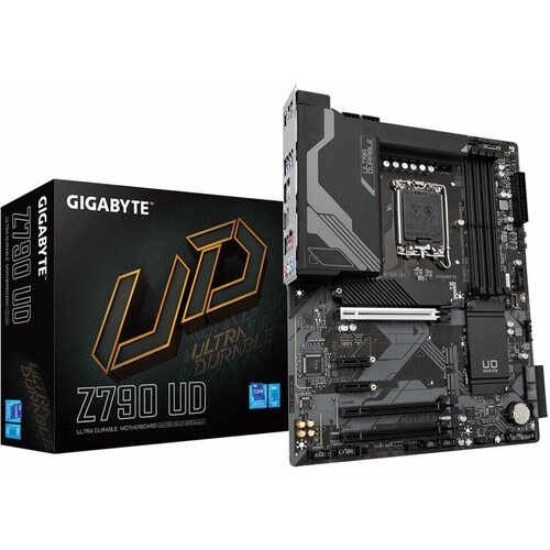 Материнская плата Gigabyte Z790 UD Z790 Socket-1700 4xDDR5 6xSATA3 RAID 3хM2 3xPCI-E16x 5xUSB32 1xUSB32 Type C DP HDMI 25Glan ATX 3526500₽